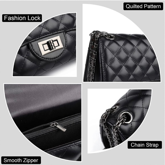 Quilted Shoulder/Clutch Bag - Picture 5 of 6